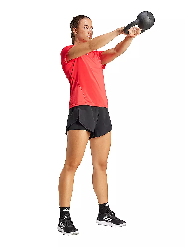 ADIDAS | Damen Fitnessshirt WTR D4T | Rojo