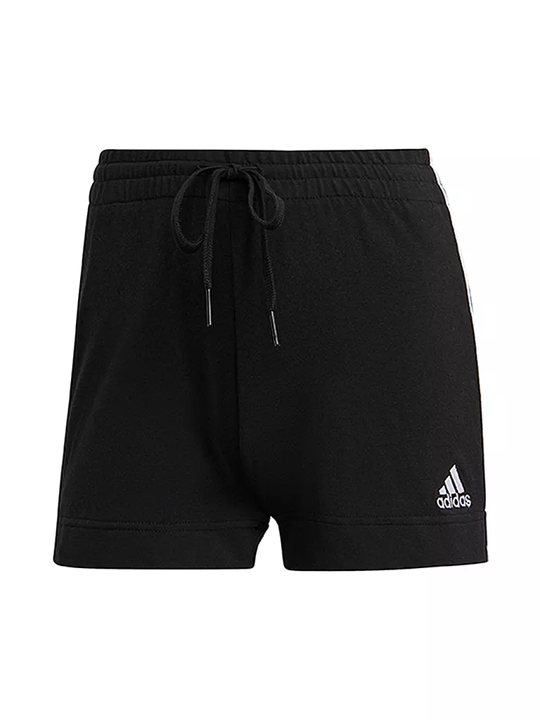 ADIDAS | Damen Fitnessshort Essentials Slim 3-Streifen | Negro