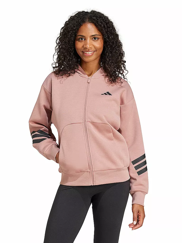 ADIDAS | Damen Kapuzenjacke FI 3S FZ HD | Coral