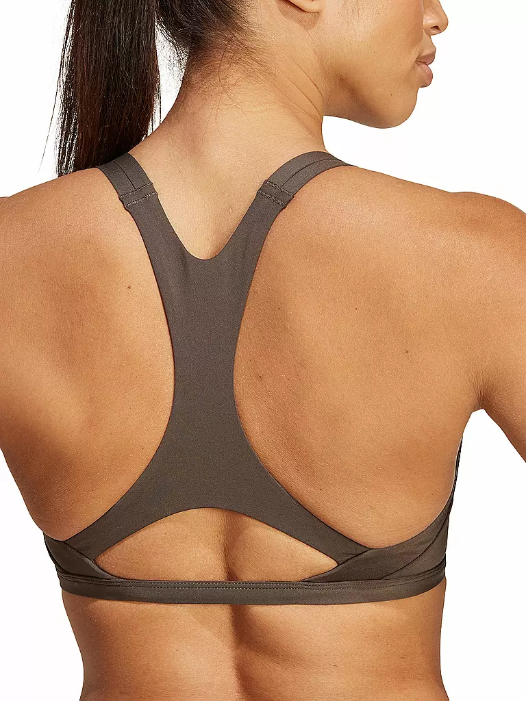 ADIDAS | Damen Sport-BH Aeroimpact Luxe  Low Support | Marrón