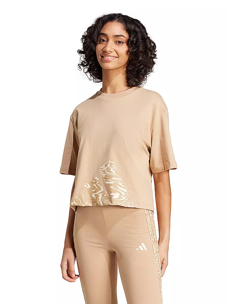 ADIDAS | Damen T-Shirt 3S Cropped | Coral