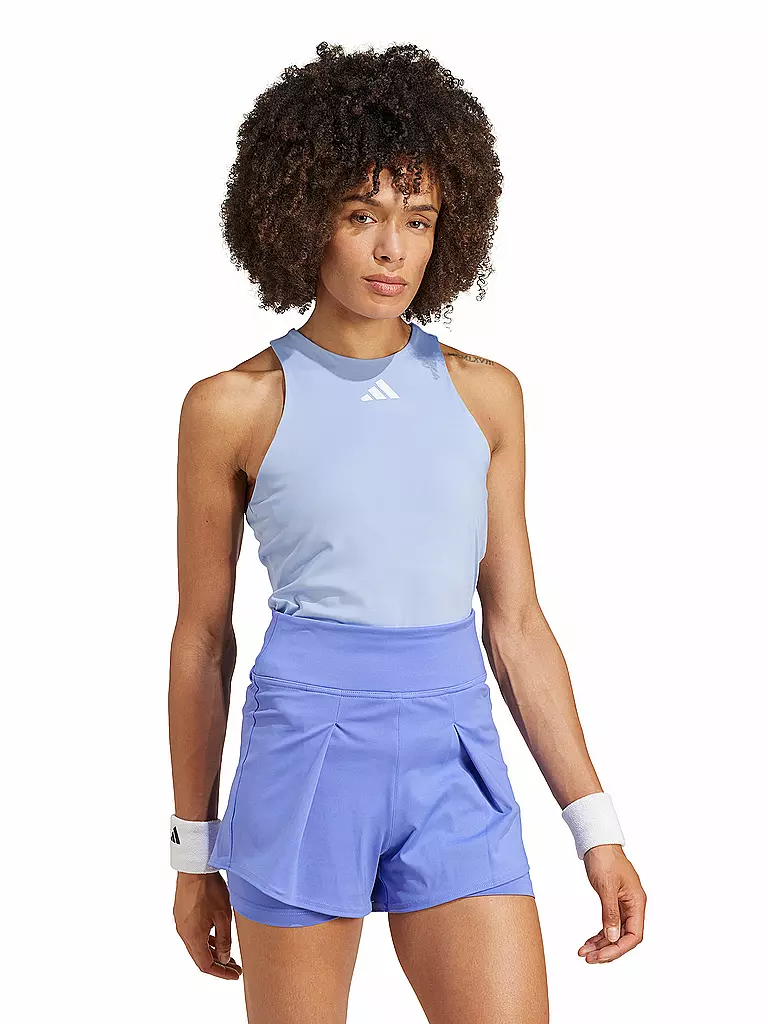 ADIDAS | Damen Tennistank Y-Tanktop | Azul claro