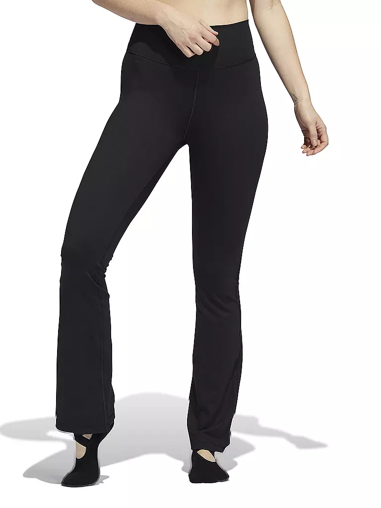 ADIDAS | Damen Yogahose Jazzpanz Studio Flared | Negro