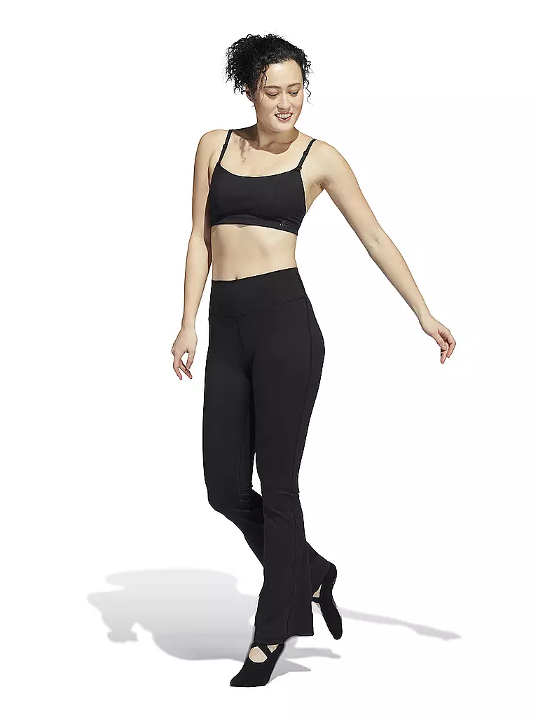 ADIDAS | Damen Yogahose Jazzpanz Studio Flared | Negro