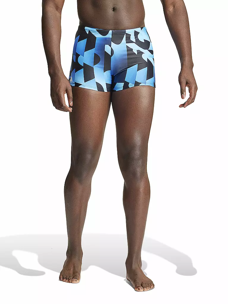 ADIDAS | Herren Beinbadehose Allover Print Boxer | Azul