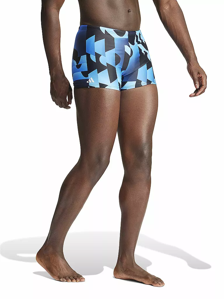 ADIDAS | Herren Beinbadehose Allover Print Boxer | Azul
