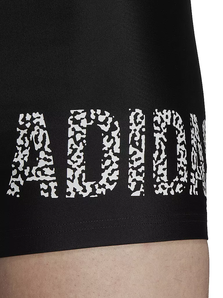 ADIDAS | Herren Beinbadehose Wording Swim Boxer | Negro