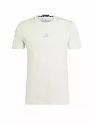 ADIDAS | Herren Fitnessshirt 	 Designed for Training HIIT Workout HEAT.RDY | Blanco