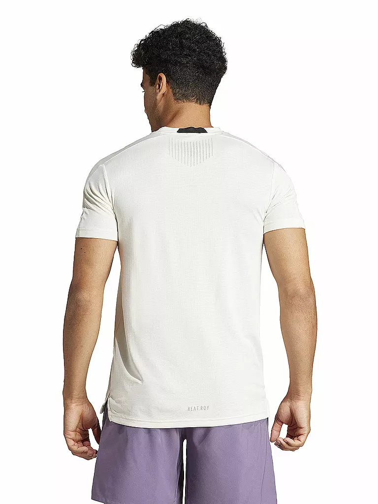 ADIDAS | Herren Fitnessshirt 	 Designed for Training HIIT Workout HEAT.RDY | Blanco