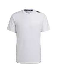 ADIDAS | Herren Fitnessshirt Designed for Training  | Blanco