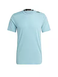ADIDAS | Herren Fitnessshirt Designed for Training  | Azul claro