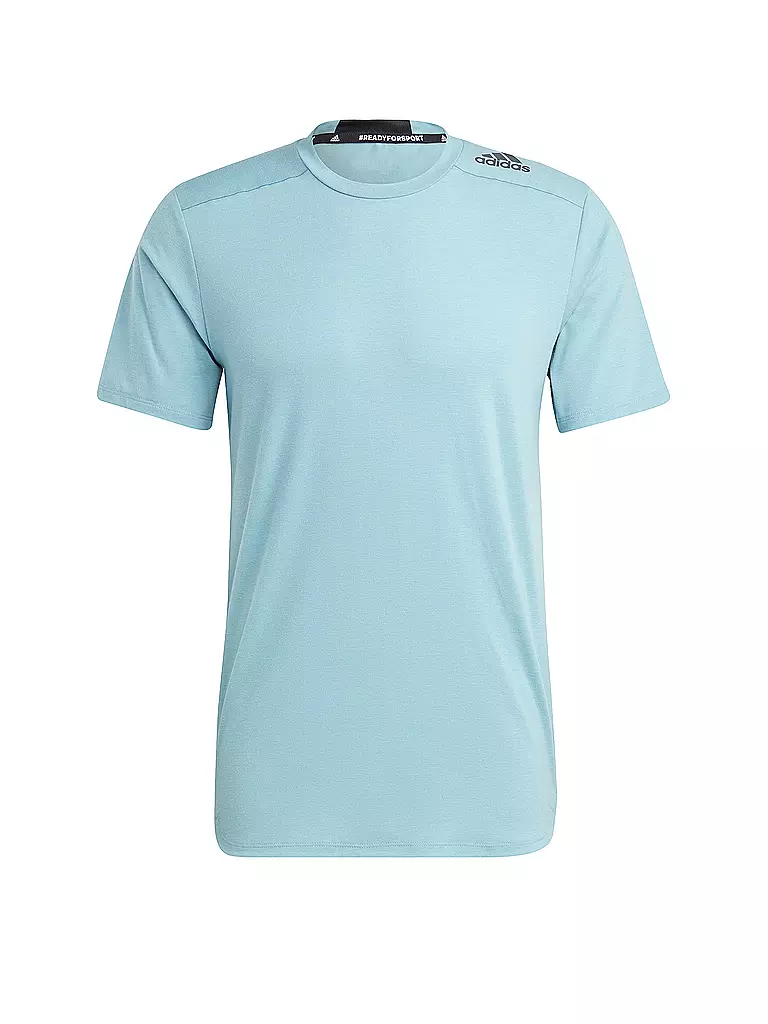 ADIDAS | Herren Fitnessshirt Designed for Training  | Azul claro
