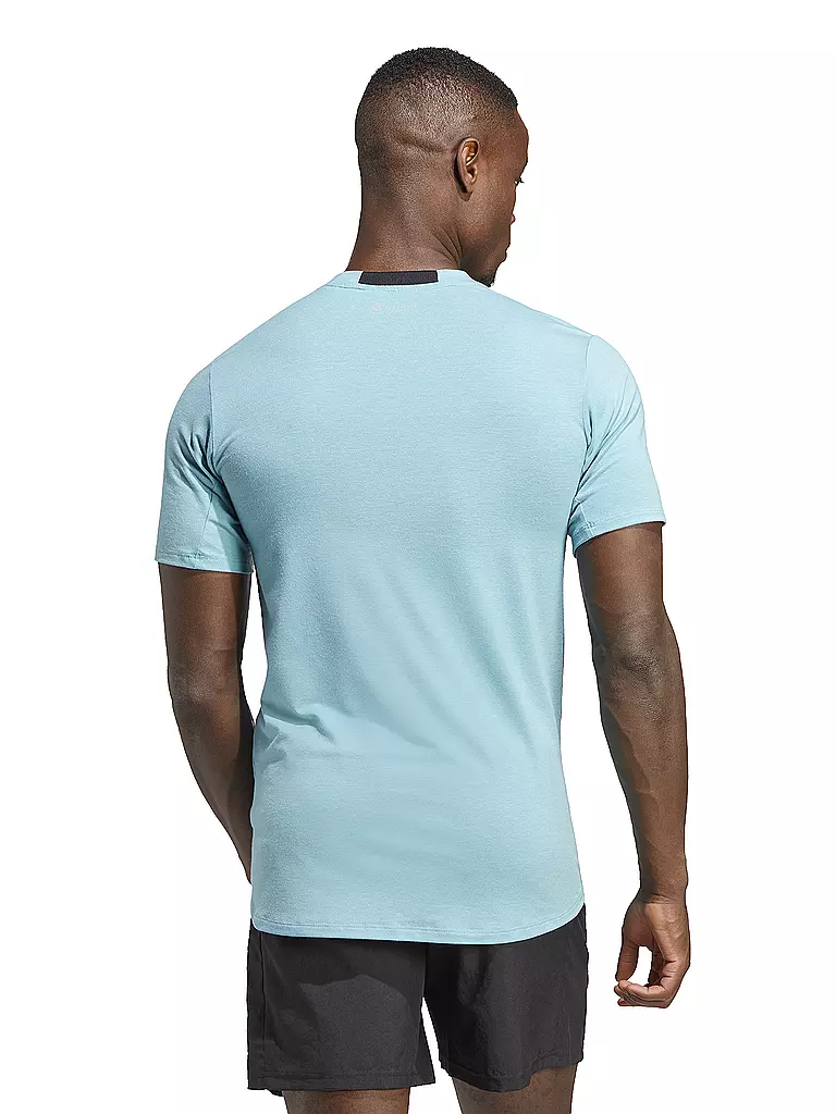 ADIDAS | Herren Fitnessshirt Designed for Training  | Azul claro