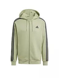 ADIDAS | Herren Kapuzenjacke Essentials 3-Streifen  | Oliva