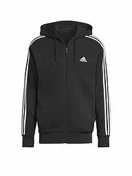 ADIDAS | Herren Kapuzenjacke Essentials French Terry 3-Streifen | Negro