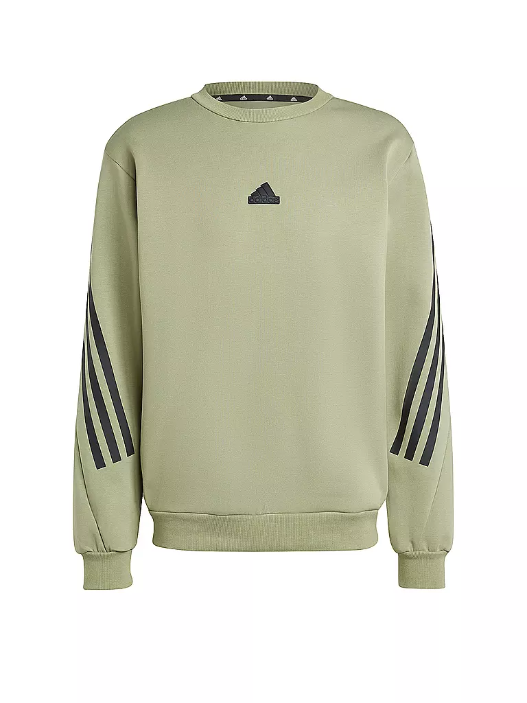 ADIDAS | Herren Sweater Future Icons 3-Streifen  | Oliva