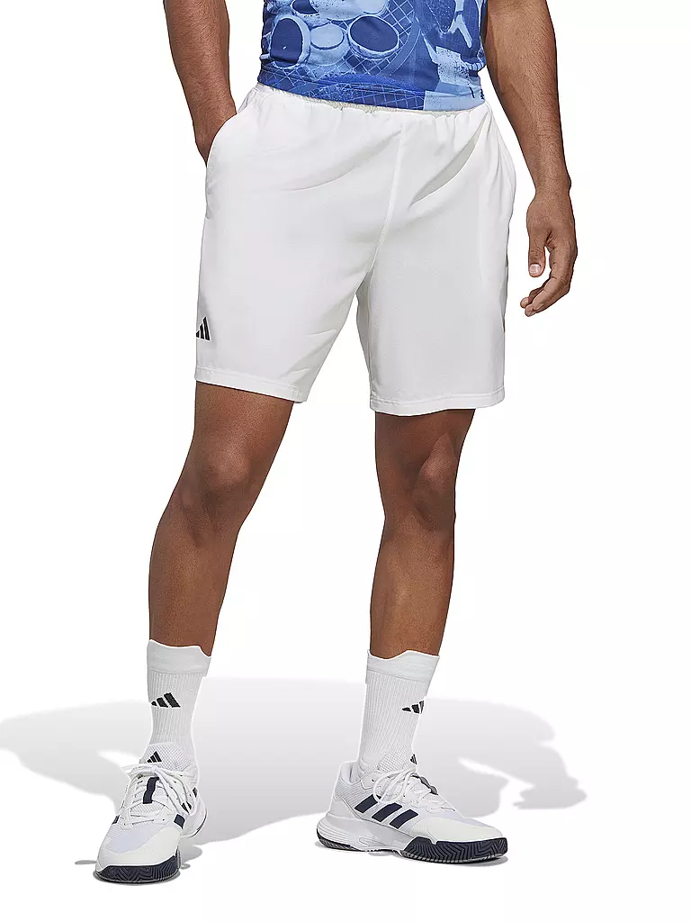 ADIDAS | Herren Tennisshort Club Stretch Woven 7inch | Blanco