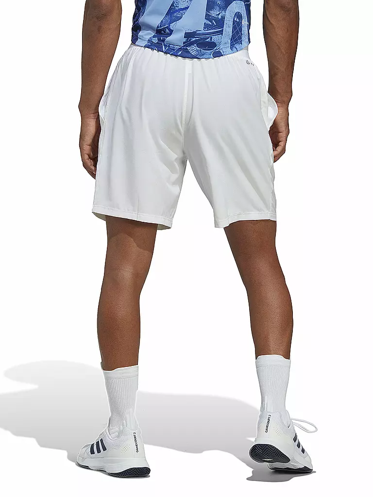 ADIDAS | Herren Tennisshort Club Stretch Woven 7inch | Blanco