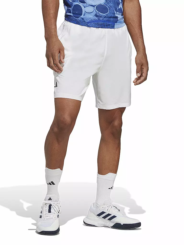 ADIDAS | Herren Tennisshort Club Stretch Woven 7inch | Blanco