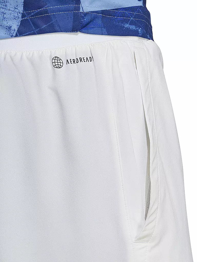 ADIDAS | Herren Tennisshort Club Stretch Woven 7inch | Blanco