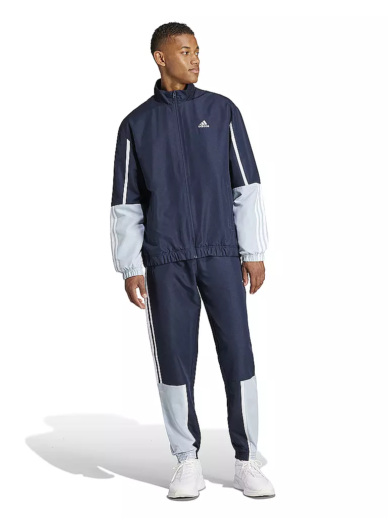 ADIDAS | Herren Trainingsanzug Colorblock 3S | Azul oscuro