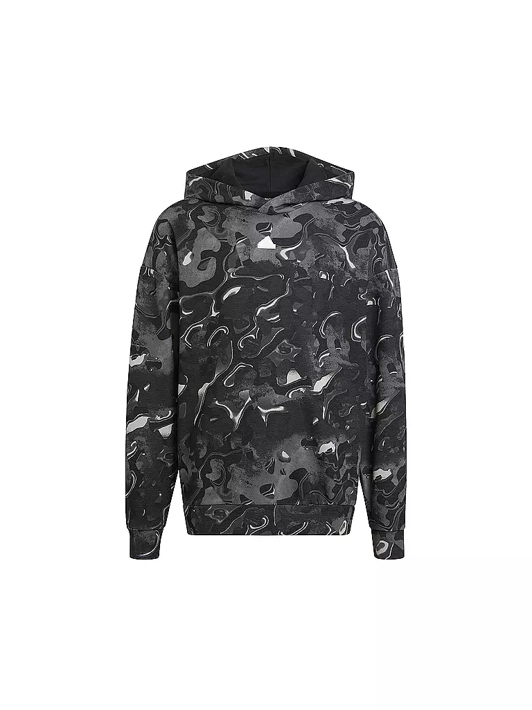 ADIDAS | Jungen Hoodie Future Icons Allover Print  | Negro