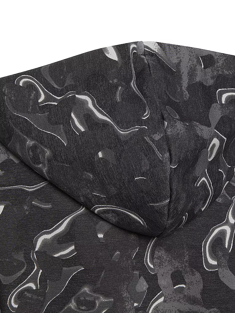 ADIDAS | Jungen Hoodie Future Icons Allover Print  | Negro