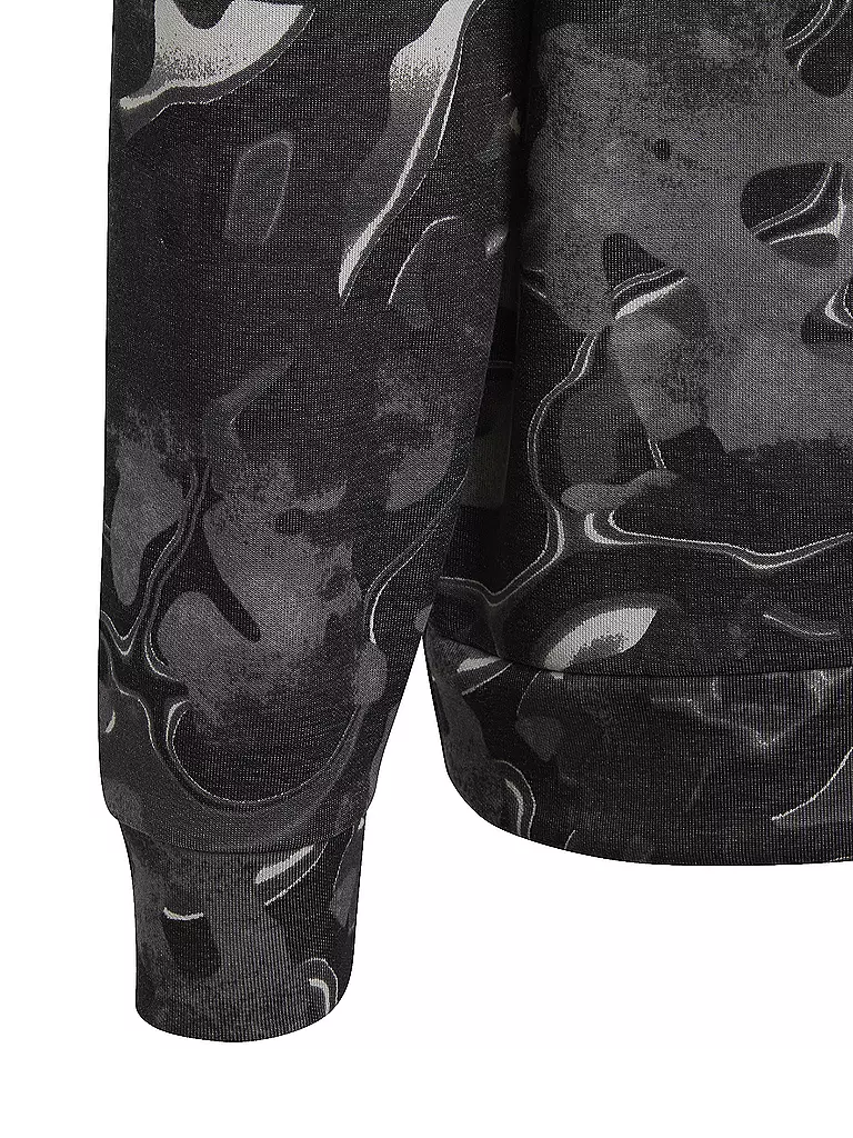 ADIDAS | Jungen Hoodie Future Icons Allover Print  | Negro