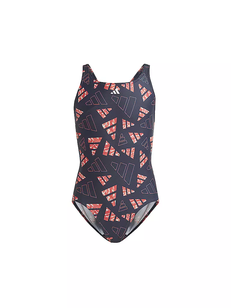 ADIDAS | Mädchen Badeanzug 3 Bar Logo Graphic | Multicolor