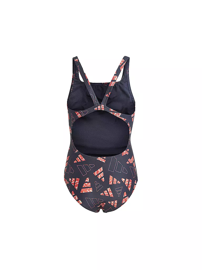 ADIDAS | Mädchen Badeanzug 3 Bar Logo Graphic | Multicolor