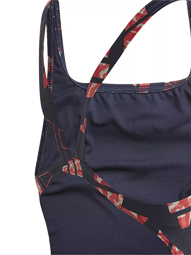 ADIDAS | Mädchen Badeanzug 3 Bar Logo Graphic | Multicolor