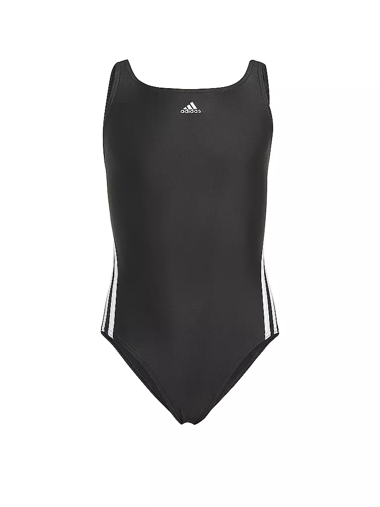 ADIDAS | Mädchen Badeanzug 3-Streifen | Negro