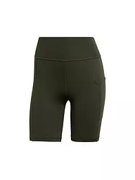 ADIDAS | Mallas de ciclismo de fitness para mujer Optime de 7 pulgadas | Marrón