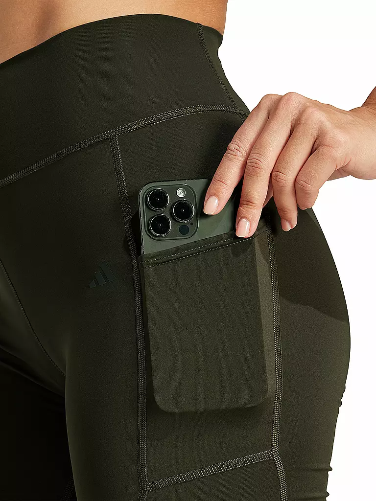 ADIDAS | Mallas de ciclismo de fitness para mujer Optime de 7 pulgadas |