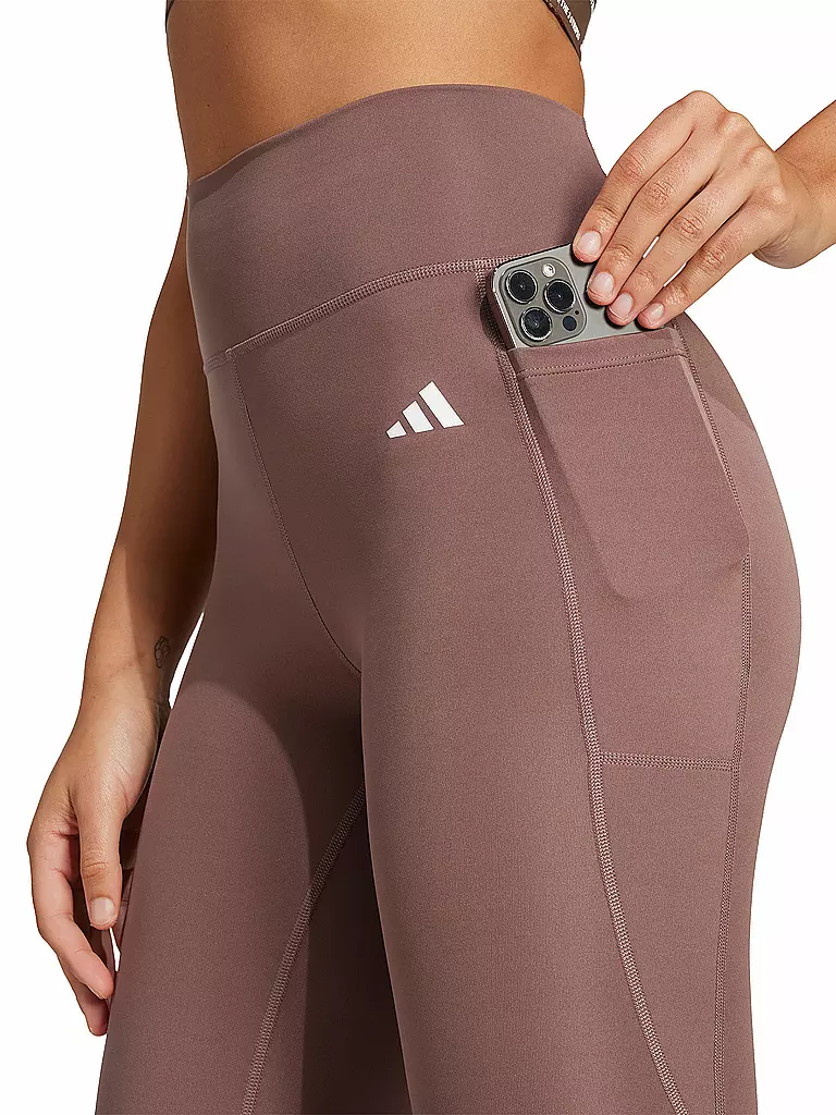 ADIDAS | Mallas de fitness para mujer Optime Essentials con 3 bandas 7/8 |