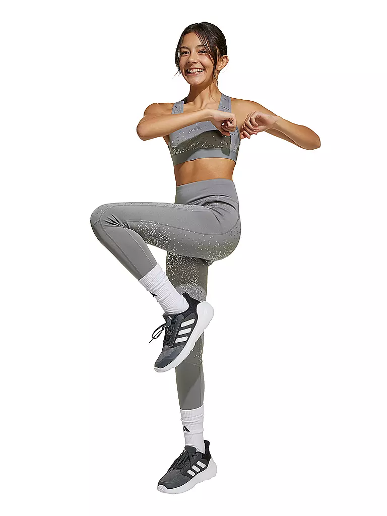 ADIDAS | Mallas de fitness para niña JG OPT GL 7/8 | Gris