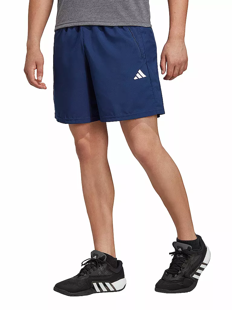 ADIDAS | Pantalón corto de fitness para hombre TR-ES WV | Azul oscuro