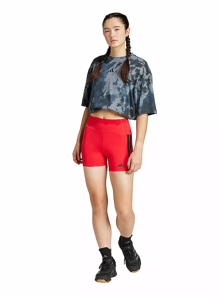 ADIDAS | Pantalón corto de fitness para mujer OPT 3S | Rojo