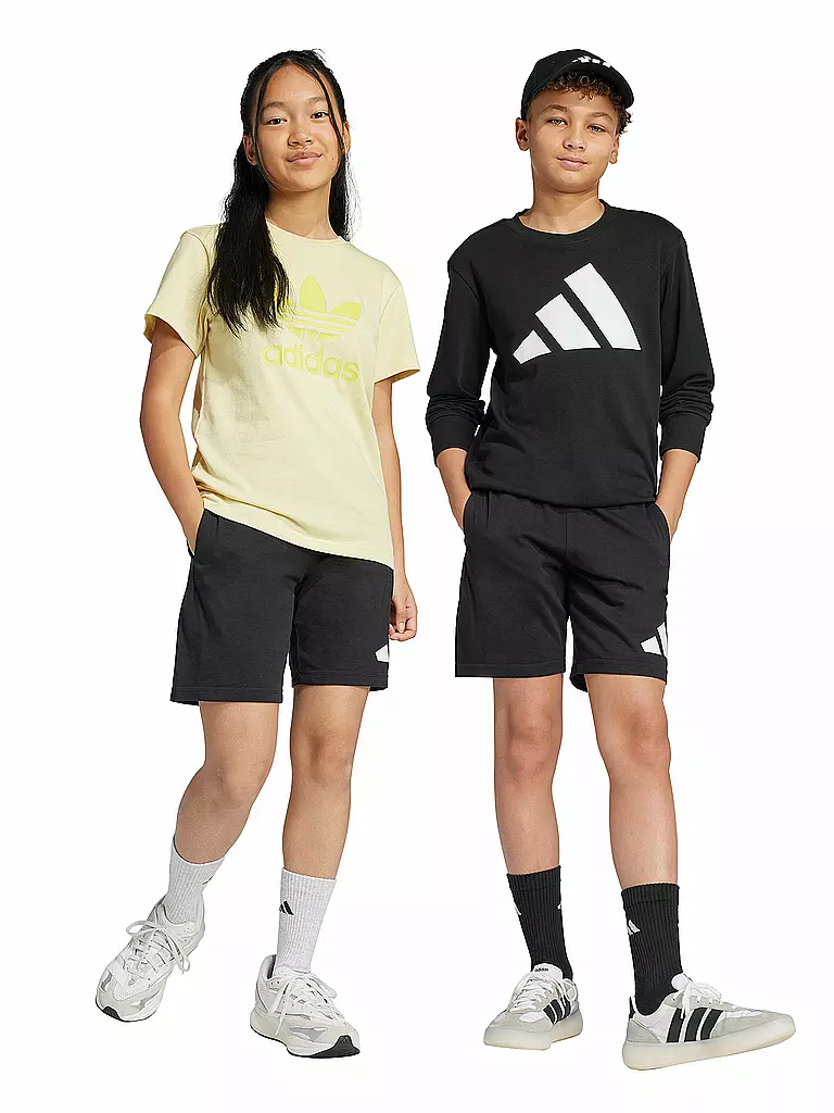 ADIDAS | Pantalón corto de fitness para niño | Negro