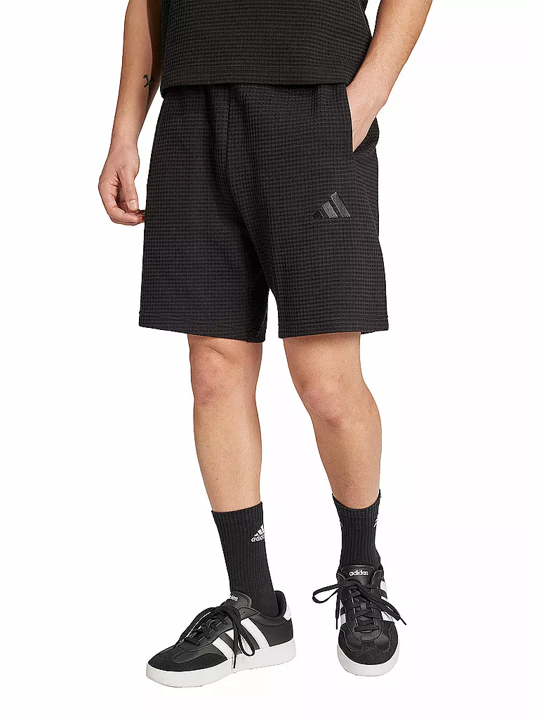 ADIDAS | Pantalón corto de hombre ALL SZN de punto gofre | Negro