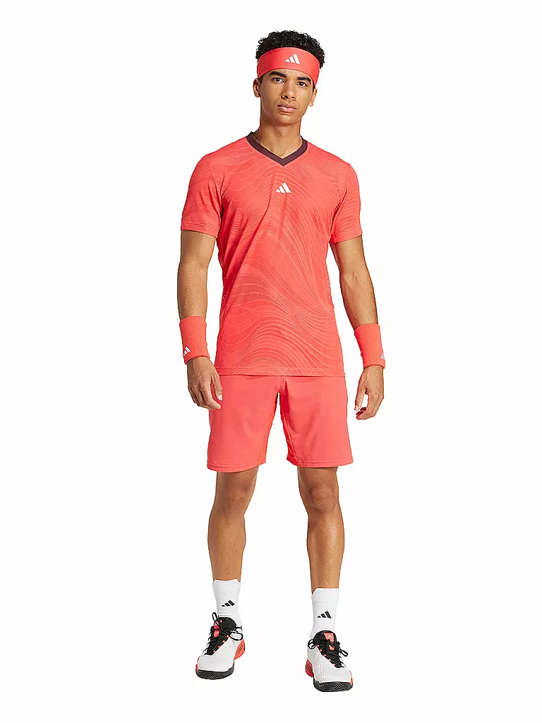 ADIDAS | Pantalón corto de tenis Ergo para hombre | Rojo