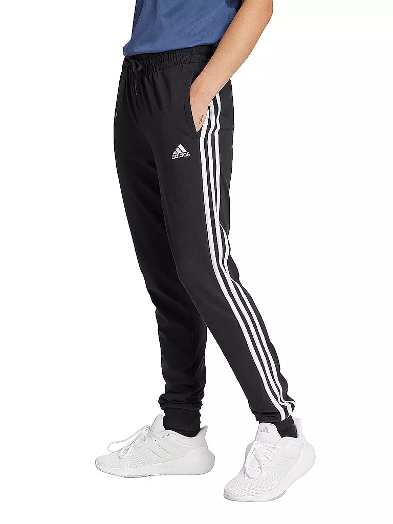 ADIDAS | Pantalón de chándal de mujer con 3 rayas | Negro