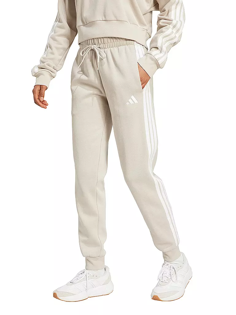 ADIDAS | Pantalón de chándal mujer 3S | Crema