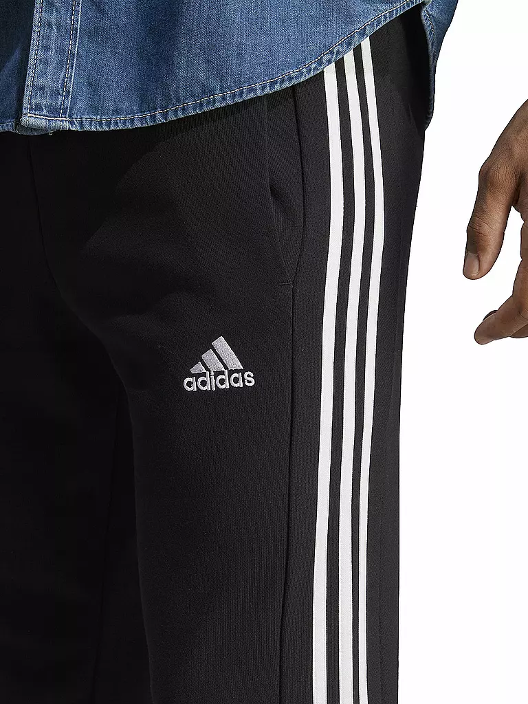 ADIDAS | Pantalón de chándal para hombre Essentials French Terry con puños cónicos y 3 rayas |
