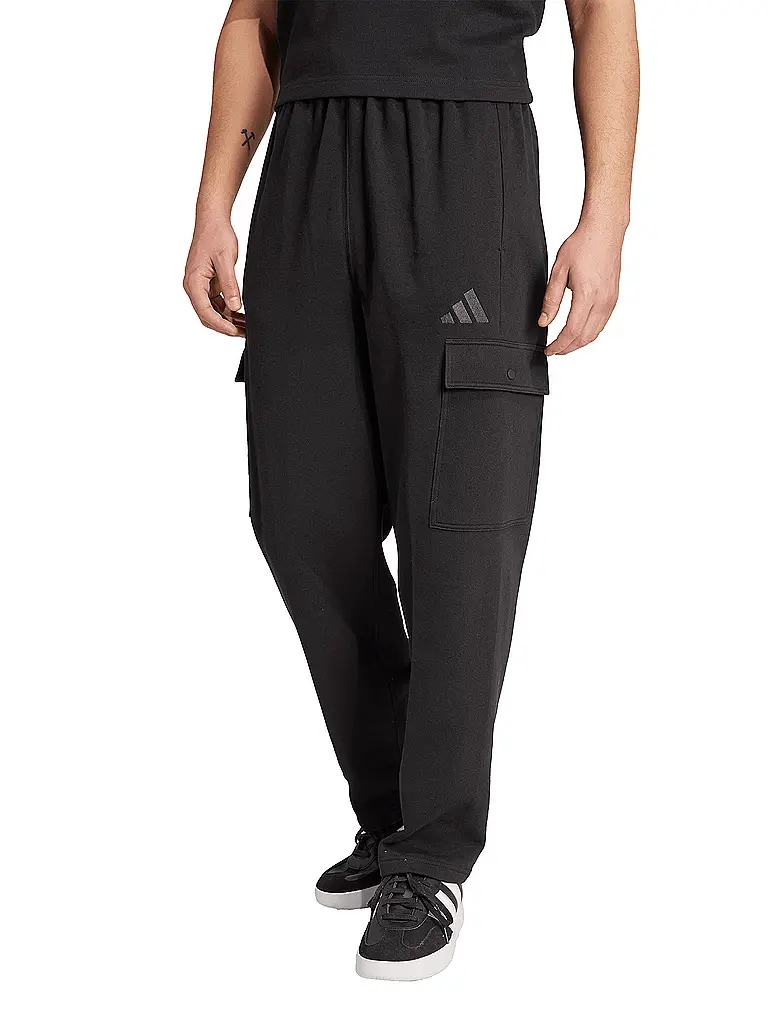 ADIDAS | Pantalón de chándal para hombre SZN French Terry Cargo | Negro