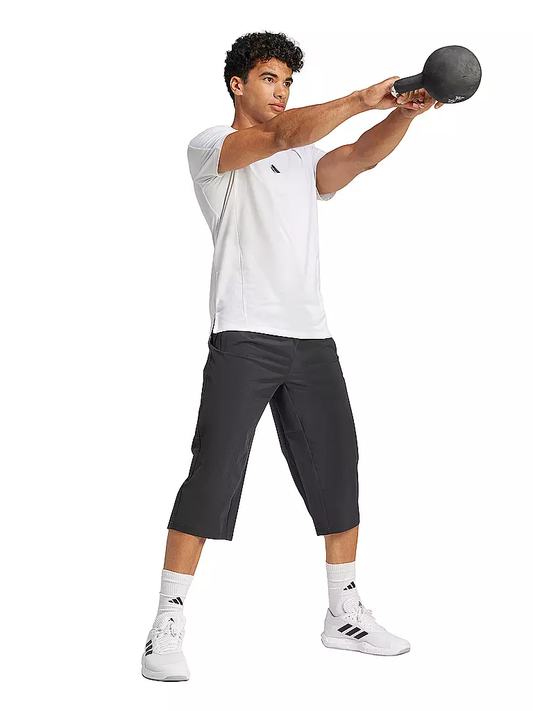 ADIDAS | Pantalón de fitness para hombre TR-ES 3/4 | Negro