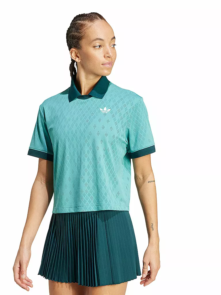 ADIDAS | Polo de tenis Pro Original para mujer | Petróleo
