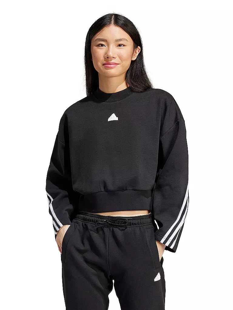 ADIDAS | Suéter Crop 3S para mujer | Negro