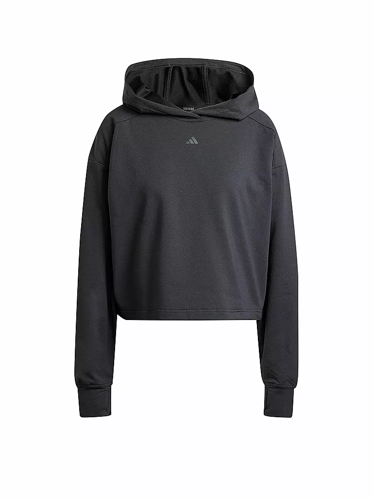 ADIDAS | Sudadera con capucha de fitness Power para mujer | Negro