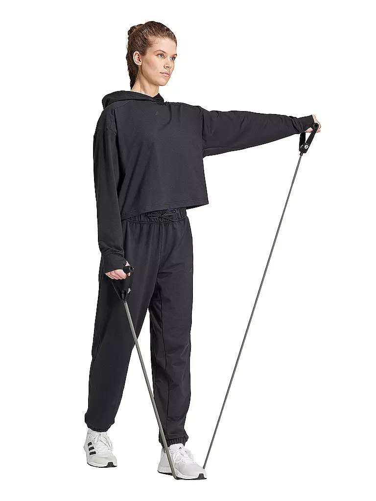 ADIDAS | Sudadera con capucha de fitness Power para mujer | Negro